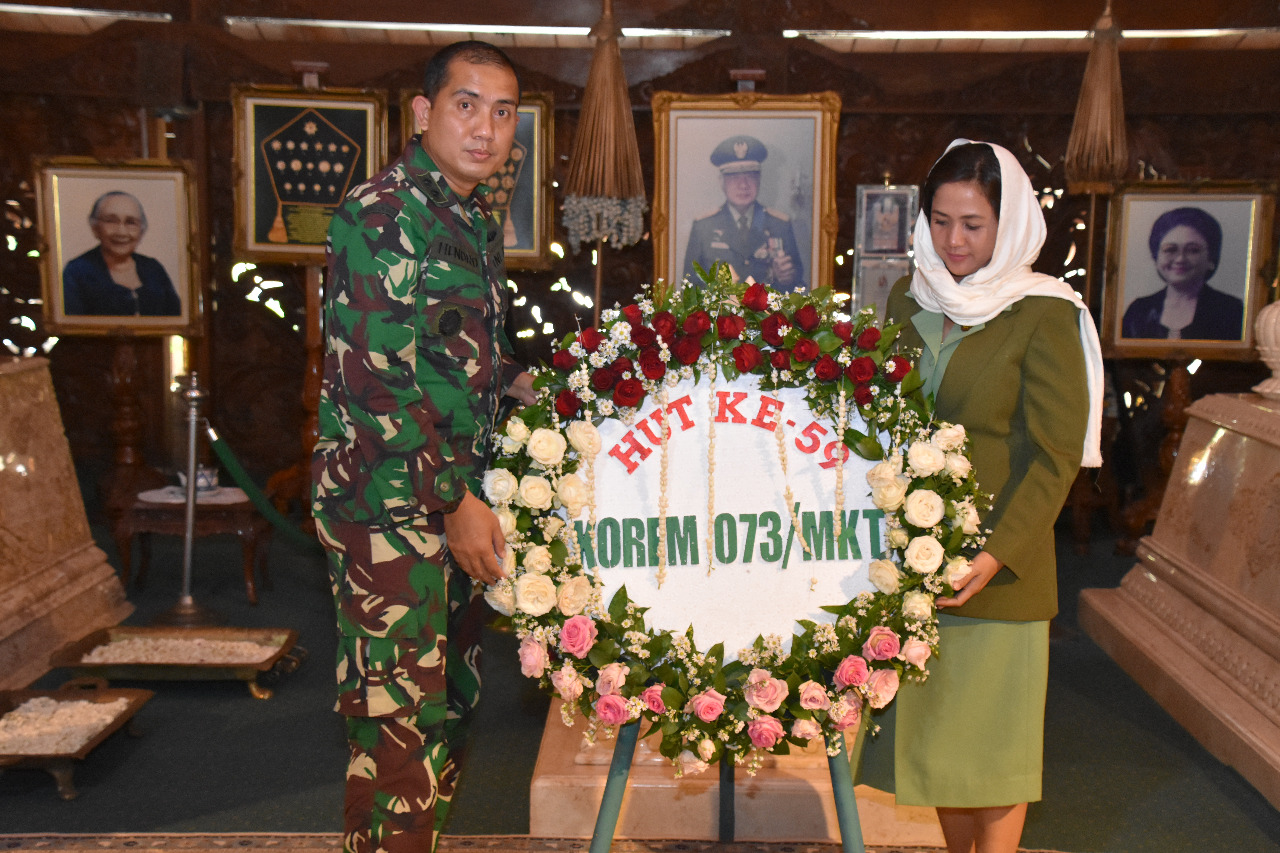 Ziarah ke Makam Almarhum H. M. Soeharto, Dalam Rangka HUT Korem 073/Makutarama Ke-59 